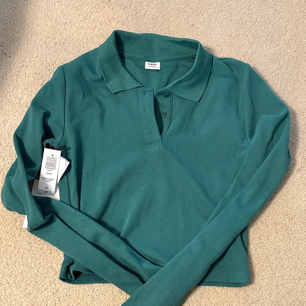 Sunday Best Teal Button Down Shirt